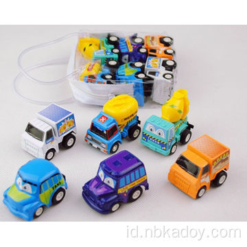 Set mainan mobil plastik anak -anak